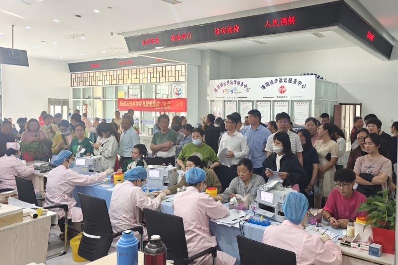 槐泗镇十余年热血不辍，端午返岗首日200余爱心涌动2